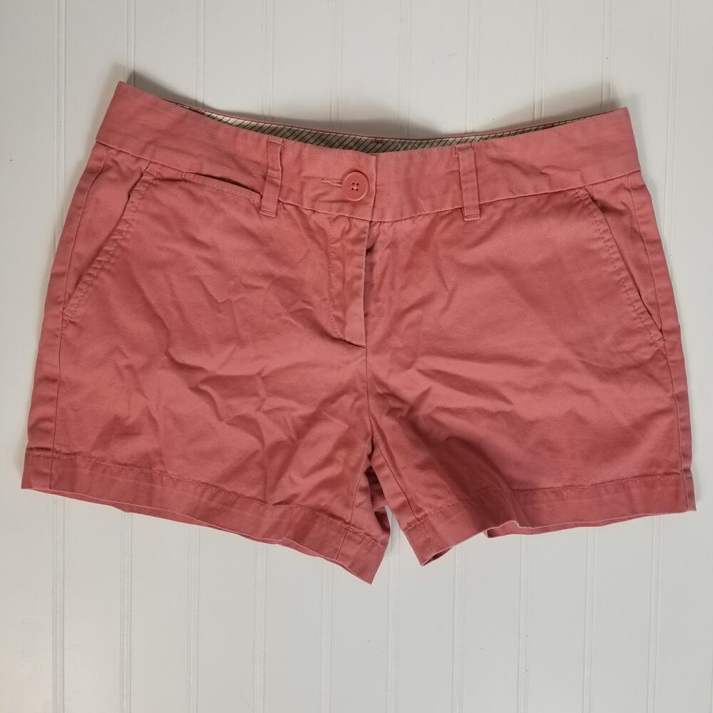 Loft 4" Chino Shorts Pink Sz 2